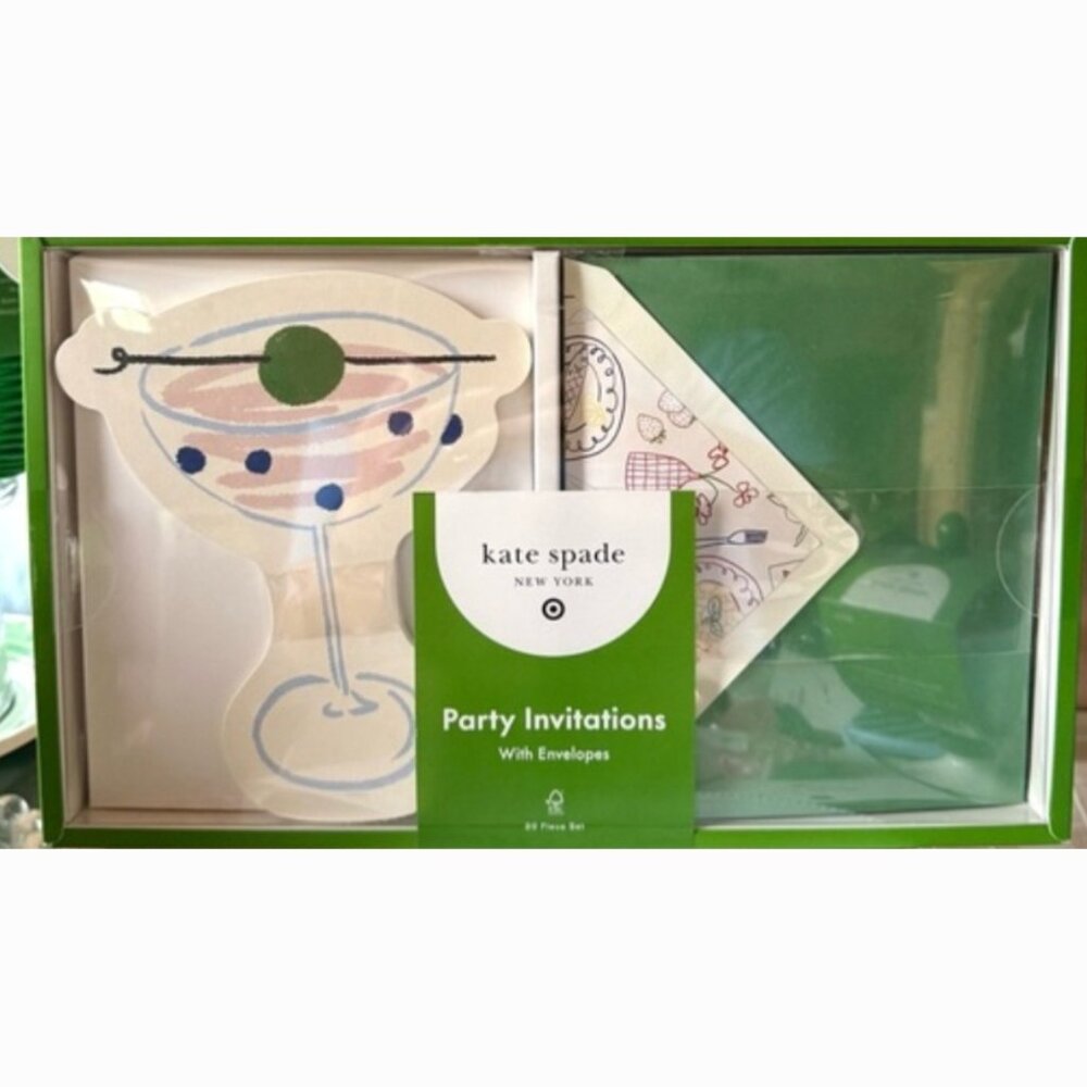 KATE SPADE PARTY INVITATIONS
